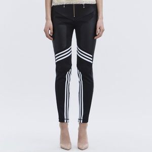 Adidas originals Alexander Wang leather pants NWT